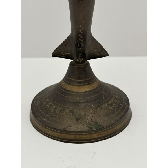 Vintage Brass Bronze Dolphin Figurine‎ Statue Animals - Picture 5 of 10